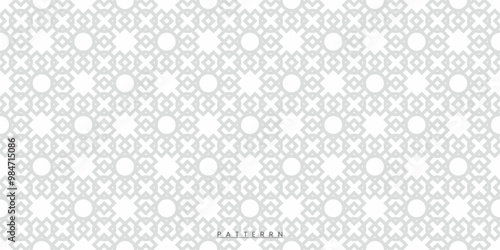 Pattern vector decorative editable stroke. Geometry shape basic. White color  