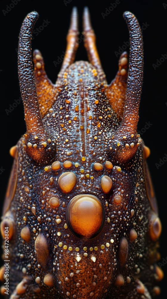 Close-Up Macro Photography of a Bug's Head Close-Up Macro Photography of a Bug's Head