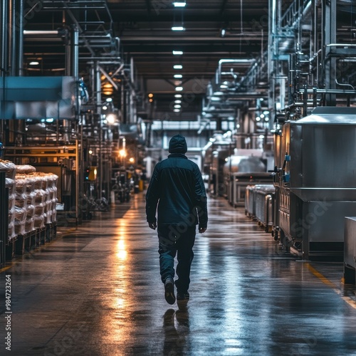 Wallpaper Mural Inside the Factory: A Glimpse into Industrial Efficiency Torontodigital.ca