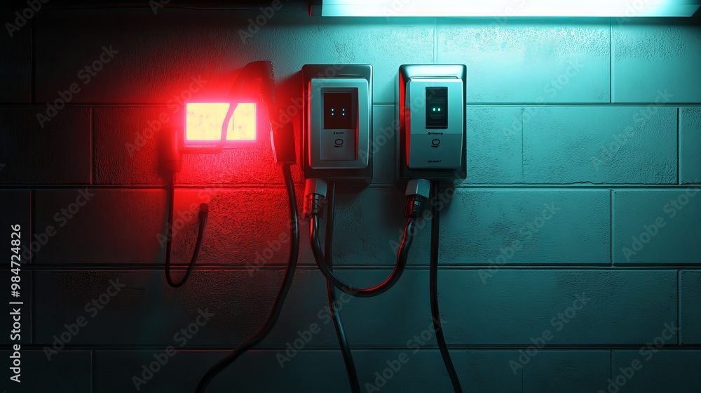 An electrical tee with connected plugs, functioning as a charging station during power outages An electrical tee with connected plugs, functioning as a charging station during power outages