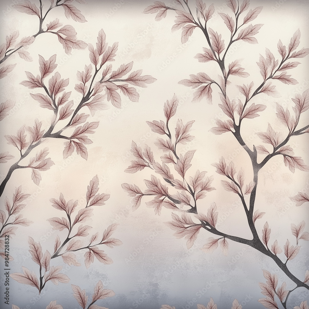 pattern with branches of trees pattern with branches of trees