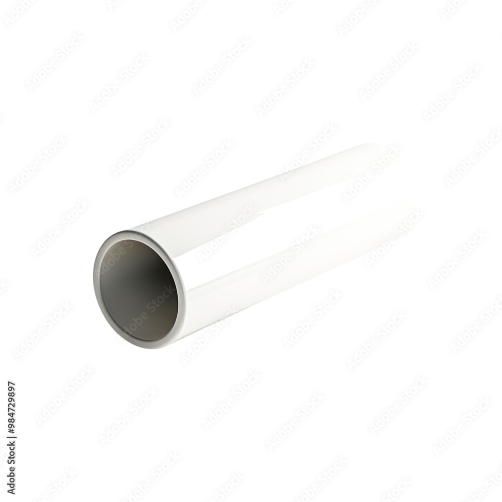 White Tube on a Plain Background for Design Use White Tube on a Plain Background for Design Use