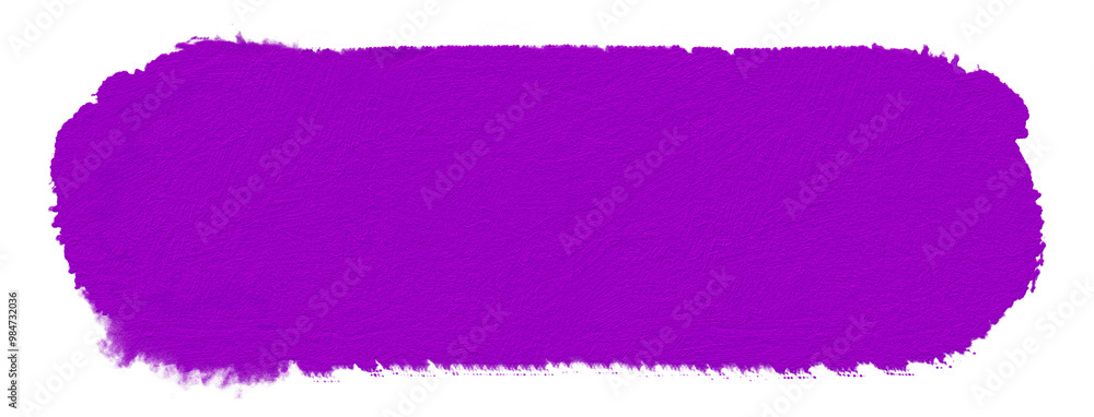 Purple brush stroke, a vibrant and textured splash of color, isolated on a transparent background, ideal for adding a bold artistic touch to designs