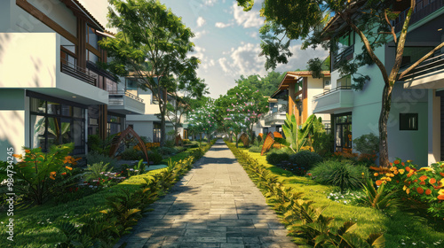 A relaxed lifestyle where time moves slower, with residents living at half-speed, allowing them to savor every moment and experience life in a serene, unhurried way