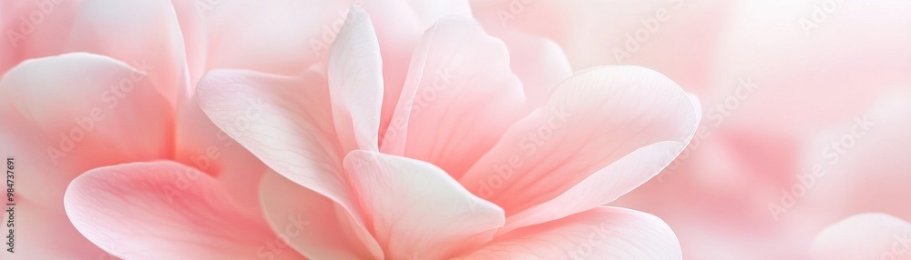 A close up of a pink flower with a soft, delicate appearance A close up of a pink flower with a soft, delicate appearance