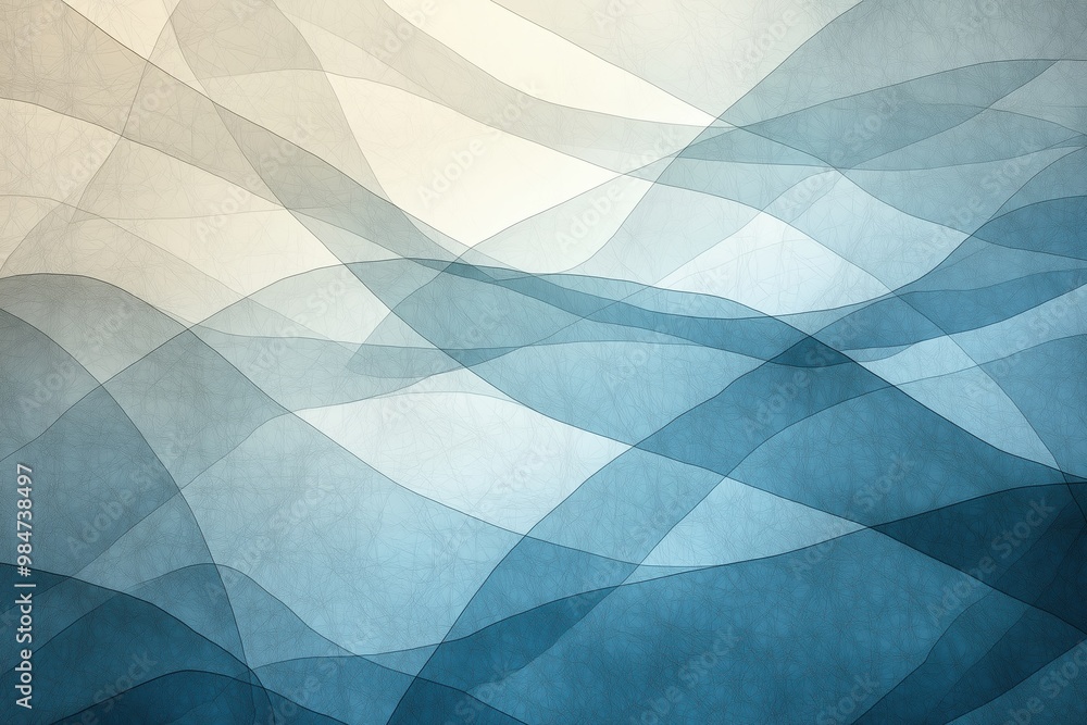 Abstract Design in Muted Blue and White for High Holidays Abstract Design in Muted Blue and White for High Holidays