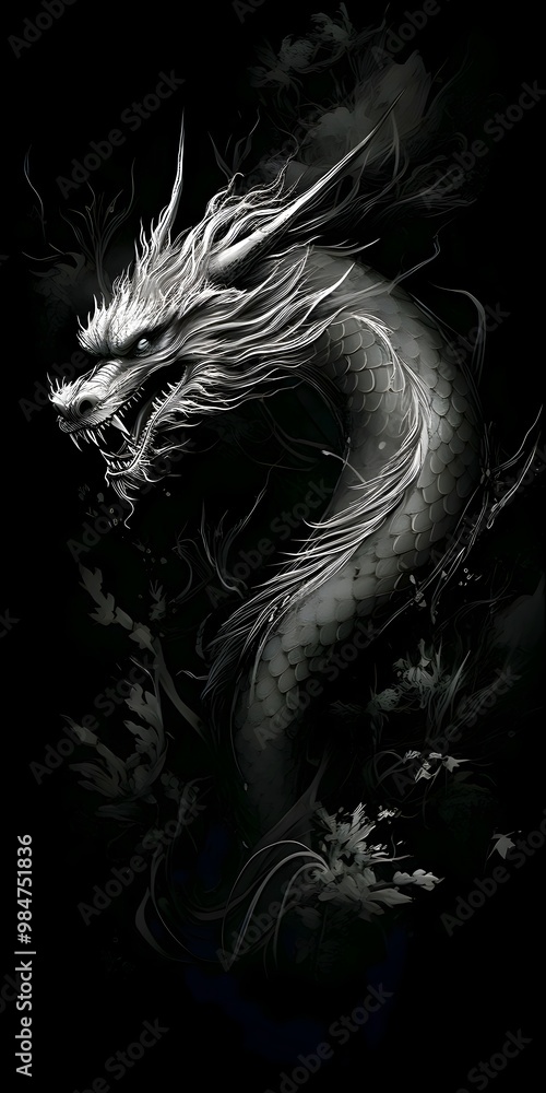 dragon, dragon logo, dragon snake, dragon snake wallpaper, animation, fire snake, japanese mythology, snake wallpaper, japan art, japan tattoo, mythological animals, legendary animals,