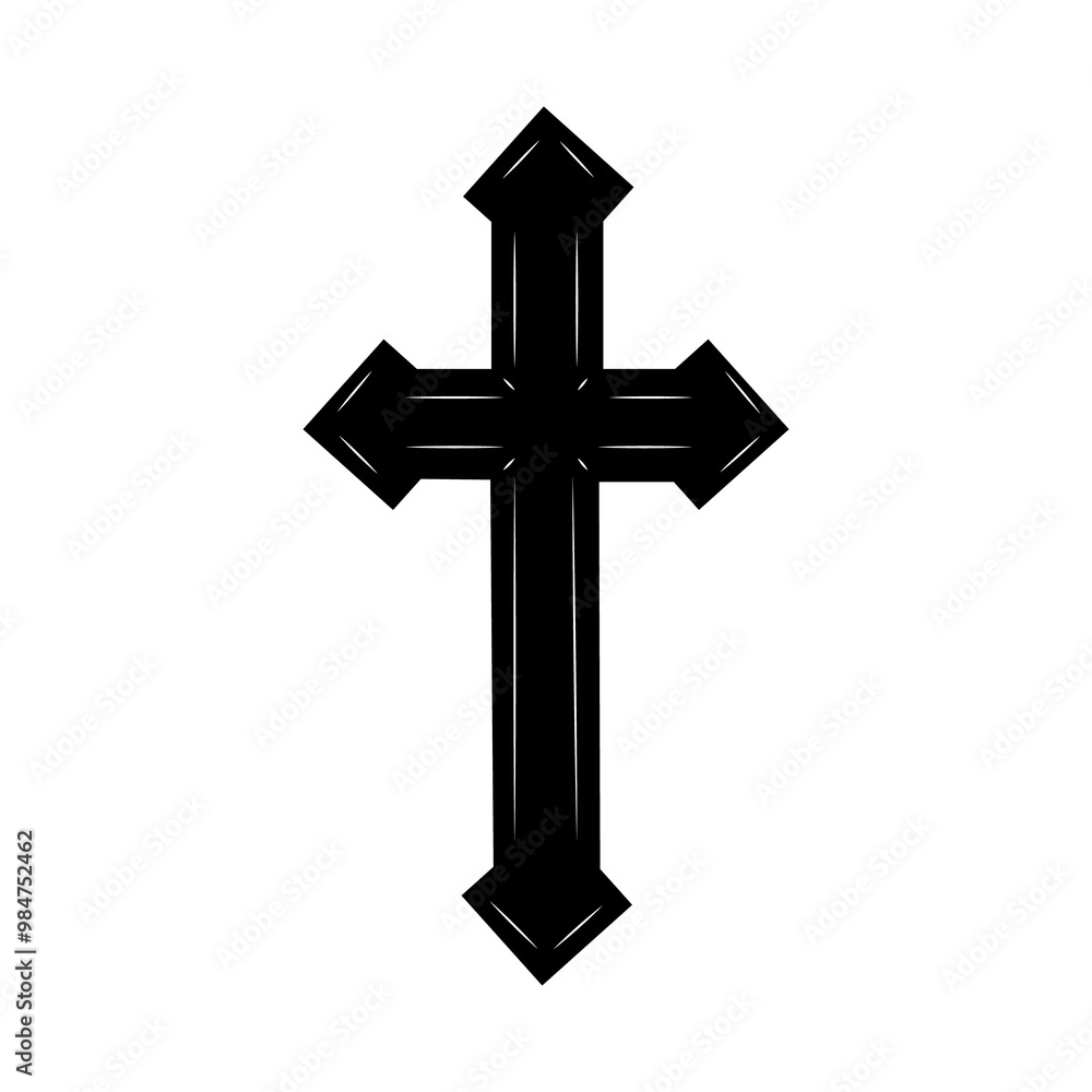 Cross religious symbol. Spiritual practice, church rituals and prayer. Symbol salvation, faith and hope. Crucifixion and resurrection Jesus Christ. Christian cross. Cross religious symbol. Spiritual practice, church rituals and prayer. Symbol salvation, faith and hope. Crucifixion and resurrection Jesus Christ. Christian cross.