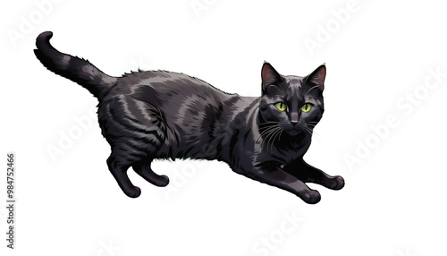  hand desktop illustration ink grass drawn animalistic prints design logo cat can background etc graphic black work feline used wallpaper cat black ink isolated illustration drawn background white photo