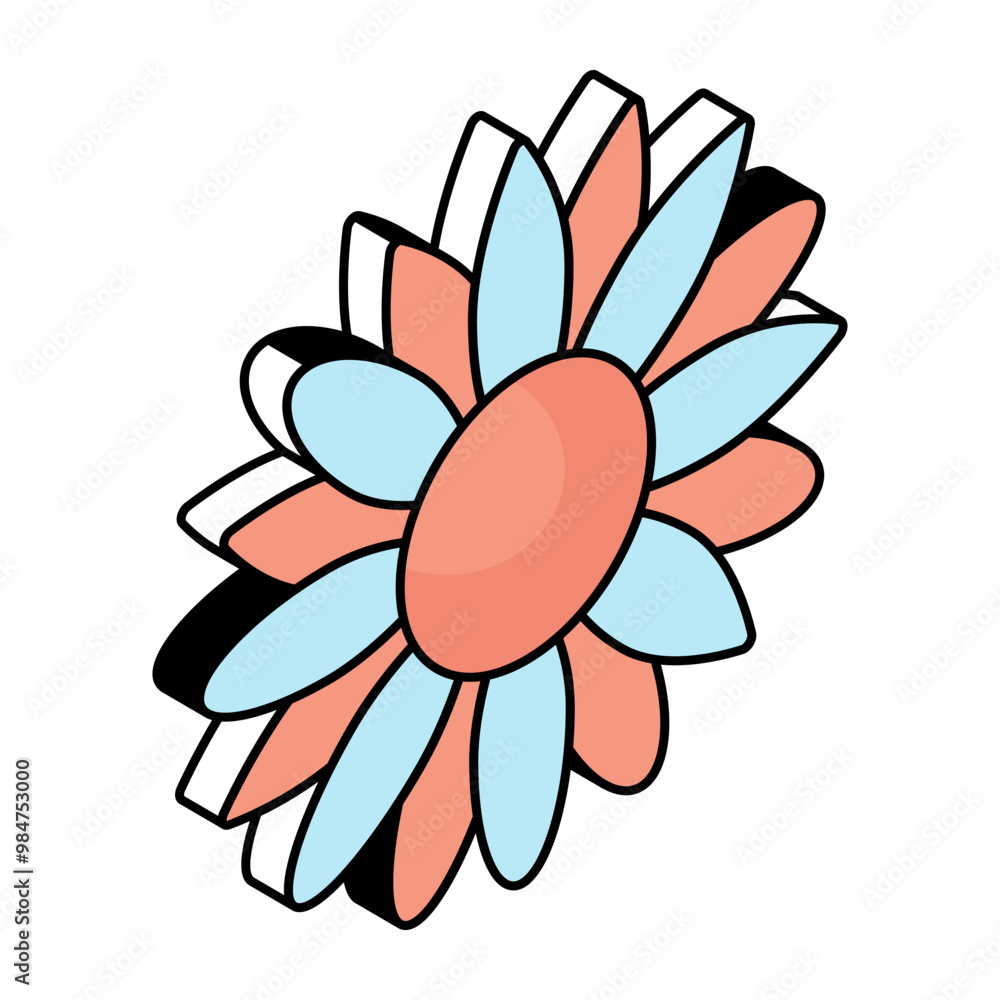 A premium download icon of flower A premium download icon of flower