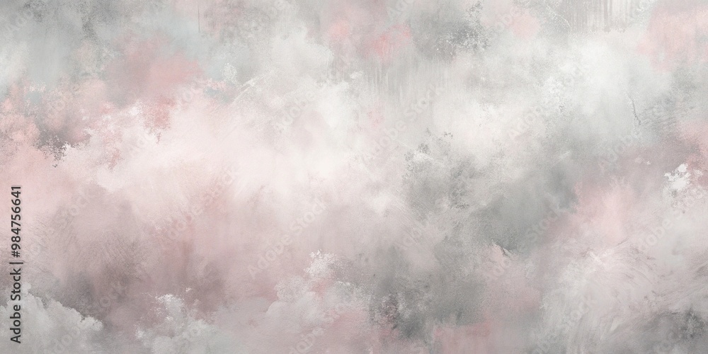 Abstract textured gradient soft pastel pink and grey background with distressed paint strokes Abstract textured gradient soft pastel pink and grey background with distressed paint strokes