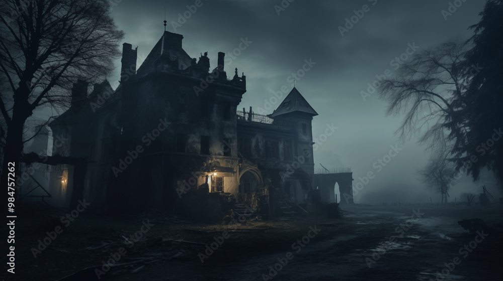 Abandoned Castle WIth Ghosts Abandoned Castle WIth Ghosts