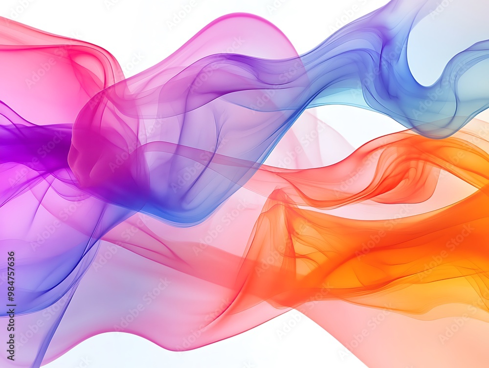 Abstract doctor elements with flowing lines and vibrant colors Abstract doctor elements with flowing lines and vibrant colors