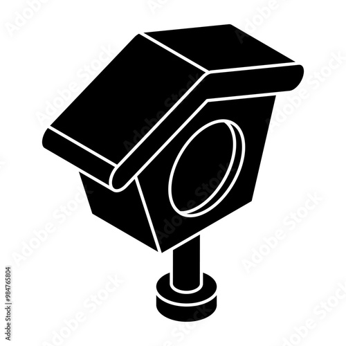 A unique design icon of birdhouse 