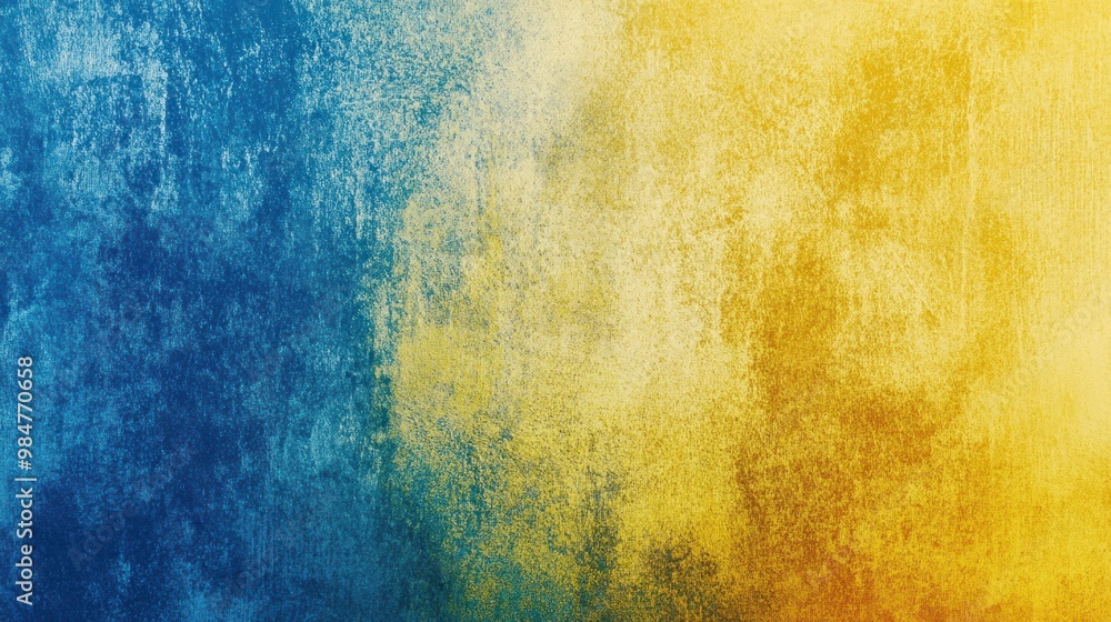 An abstract background featuring a vibrant blend of blue and yellow hues, creating a dynamic and energetic atmosphere. An abstract background featuring a vibrant blend of blue and yellow hues, creating a dynamic and energetic atmosphere.