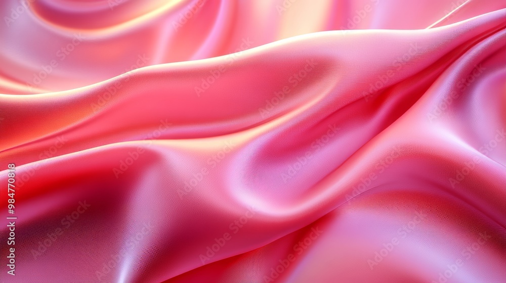 A pink fabric with a shiny texture A pink fabric with a shiny texture
