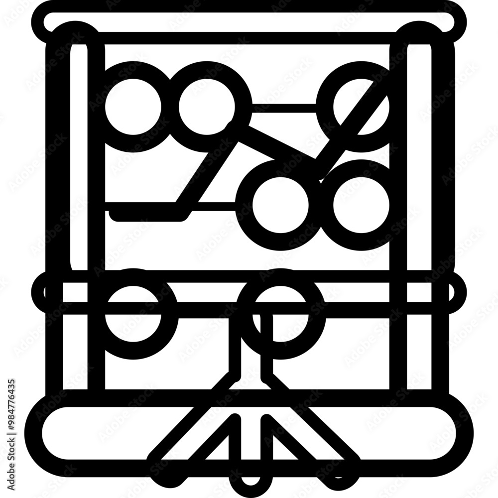 Single isolated icon with outline style icon on white background Single isolated icon with outline style icon on white background