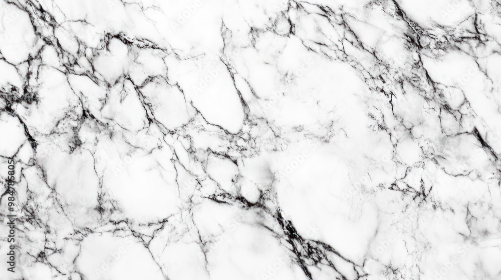 Elegant white marble with dynamic black veining, perfect for upscale designs. Elegant white marble with dynamic black veining, perfect for upscale designs.