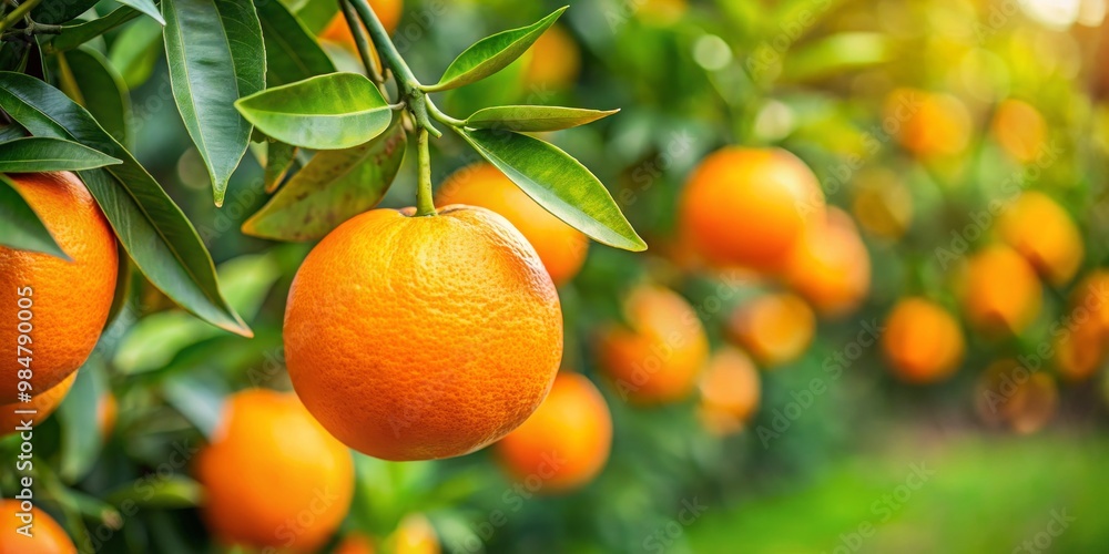 Vibrant Ripe Orange Fruit Close-Up in Lush Orchard Setting, Natural Beauty of Citrus Harvest, Warm and Fresh Farm Concept for Agriculture or Food Industry Marketing Content Vibrant Ripe Orange Fruit Close-Up in Lush Orchard Setting, Natural Beauty of Citrus Harvest, Warm and Fresh Farm Concept for Agriculture or Food Industry Marketing Content