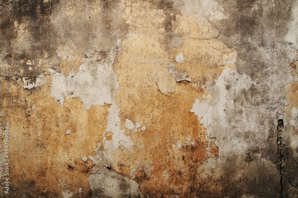 Detailed textures of a weathered brown wall and classic concrete for a stylish backdrop Detailed textures of a weathered brown wall and classic concrete for a stylish backdrop