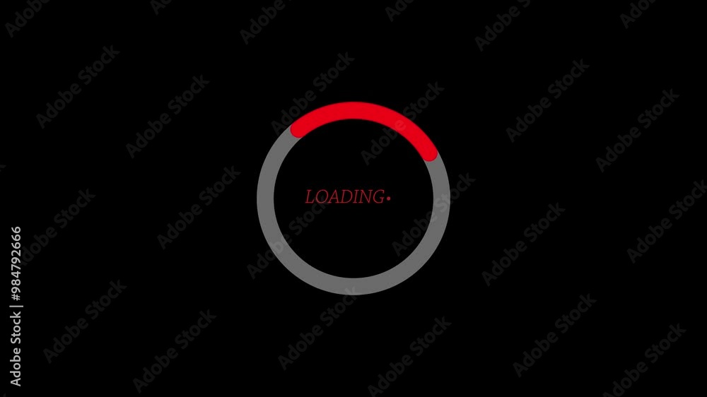 Loading circle icon animation on black background. 4K clip with alpha channel. Loading circle icon animation on black background. 4K clip with alpha channel.