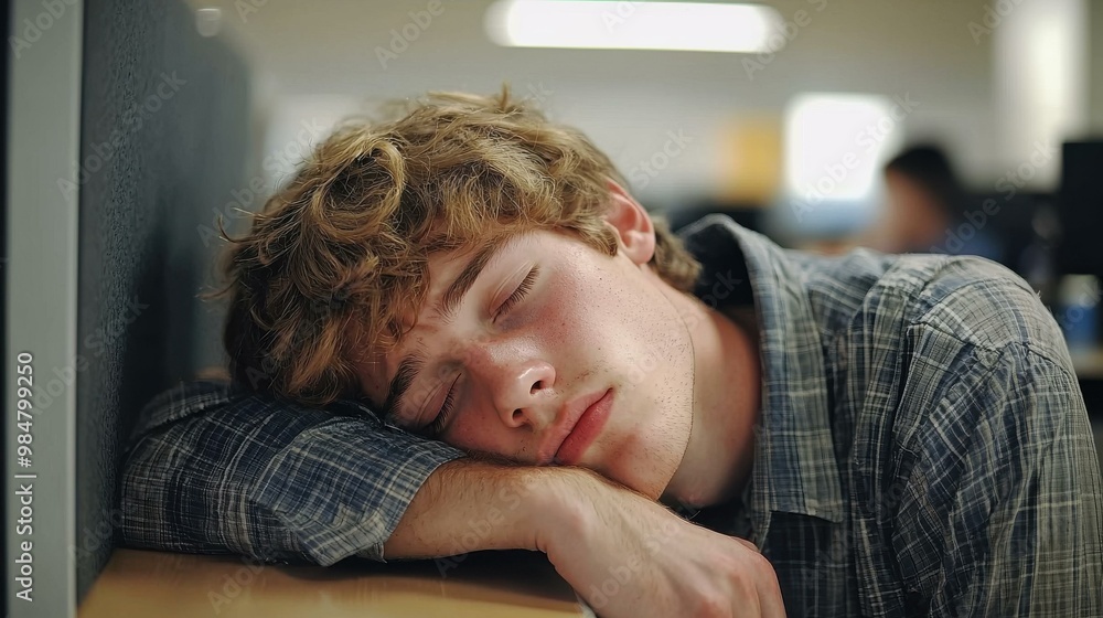 Young Professional in Modern Office Setting Young Professional in Modern Office Setting