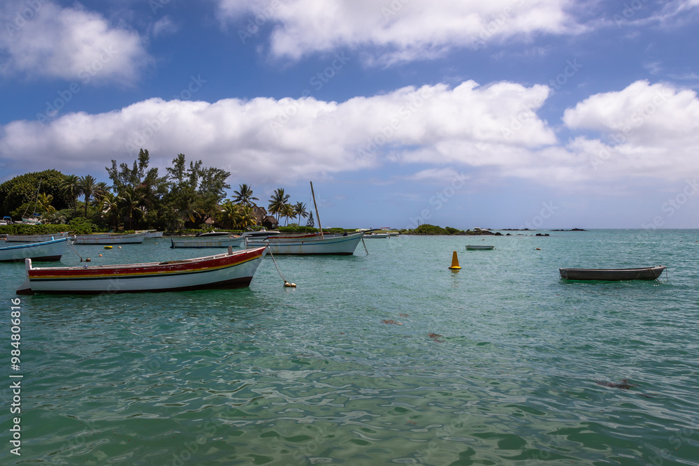 Exposure of Cap Malheureux, a small fishing village located in the North of the island. This picture-perfect village is surely one of the most beautiful on the island of Mauritius. Exposure of Cap Malheureux, a small fishing village located in the North of the island. This picture-perfect village is surely one of the most beautiful on the island of Mauritius.