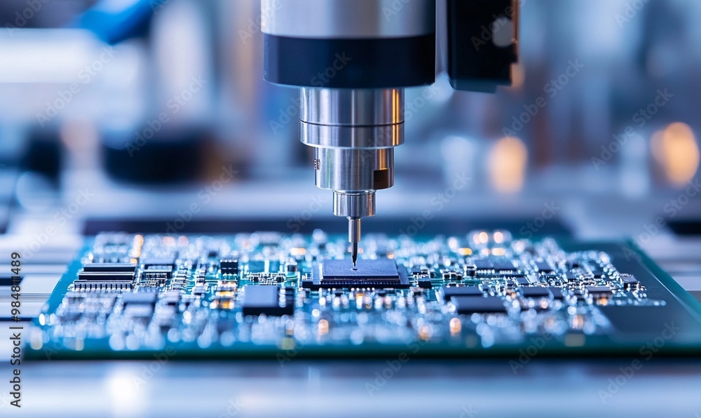 Precision Laser Tiling on Electronic Circuit Board – Advanced Integrated Circuit Technology Precision Laser Tiling on Electronic Circuit Board – Advanced Integrated Circuit Technology