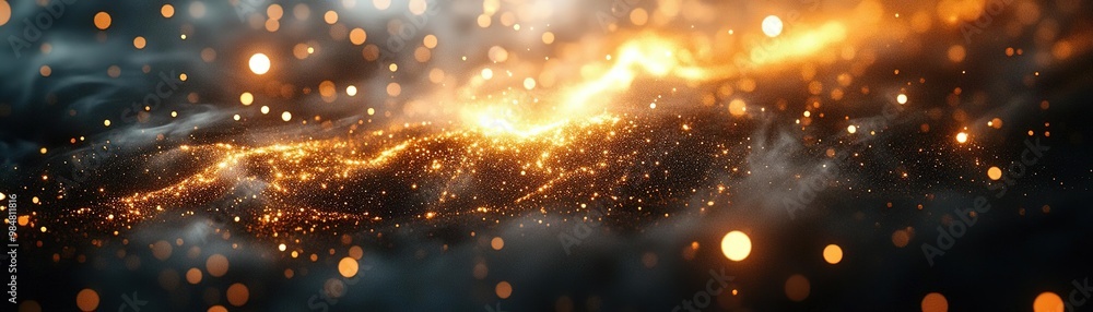 A mesmerizing view of cosmic energy with vibrant colors and shimmering lights, evoking the beauty of the universe. A mesmerizing view of cosmic energy with vibrant colors and shimmering lights, evoking the beauty of the universe.