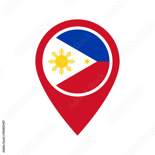 Free Download Philippines flag location icon - GFXLoad