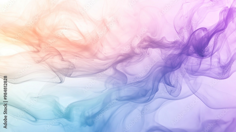 A beautiful blend of pastel-colored smoke in soft shades of lavender, mint, and peach, creating a gentle and soothing visual effect A beautiful blend of pastel-colored smoke in soft shades of lavender, mint, and peach, creating a gentle and soothing visual effect