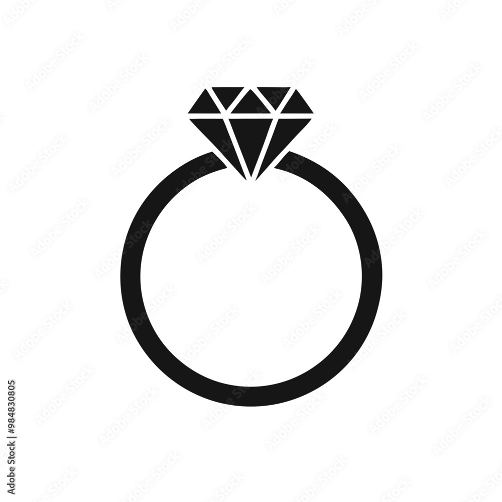 a wedding ring or diamond ring vector silhouette, isolated white background, a wedding ring or diamond ring vector silhouette, isolated white background,
