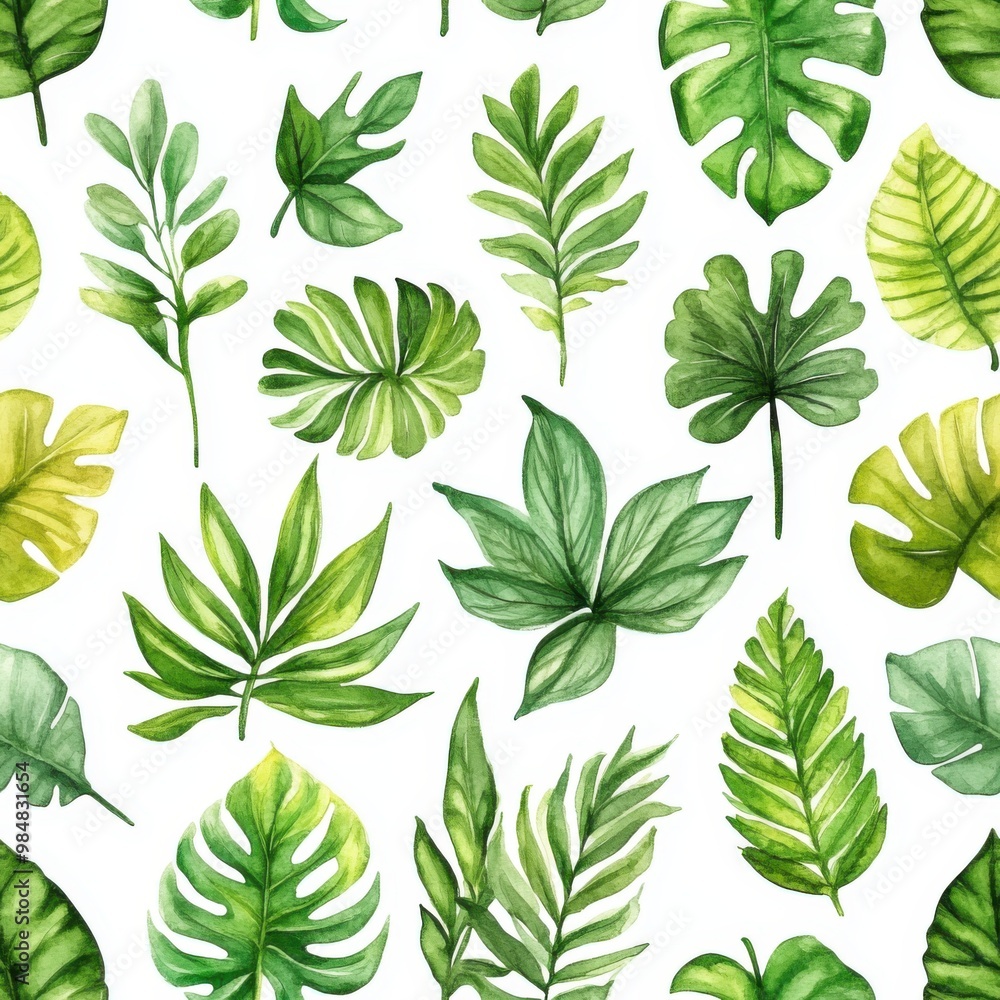 Minimalistic leaf seamless pattern design for nature-inspired projects Minimalistic leaf seamless pattern design for nature-inspired projects