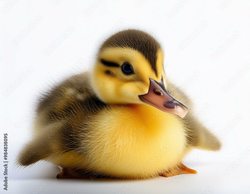 Sitting Yellow Duckling Sitting Yellow Duckling