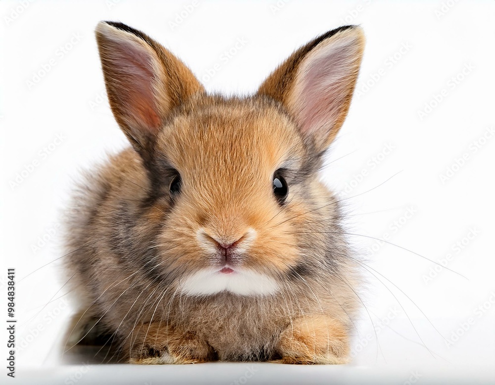 Obraz premium Fluffy Baby Rabbit Sitting