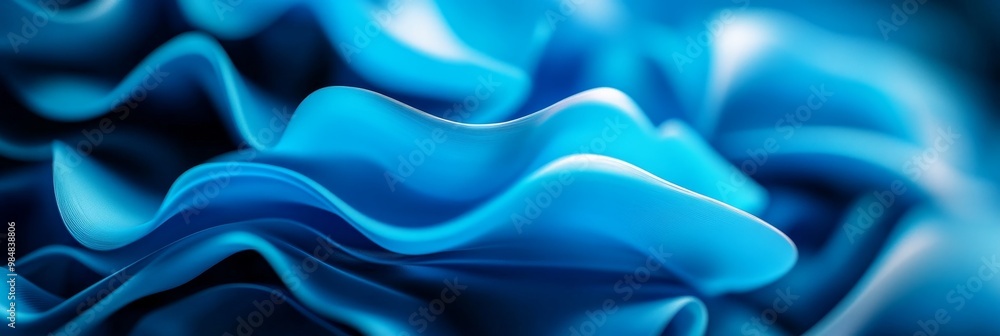 Abstract Blue Waves: A mesmerizing blend of vibrant blue hues, evoking fluidity, movement, energy, and serenity. Abstract Blue Waves: A mesmerizing blend of vibrant blue hues, evoking fluidity, movement, energy, and serenity.
