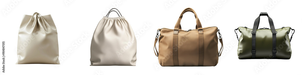 A collection of stylish bags positioned against a black background, showcasing various designs and colors. A collection of stylish bags positioned against a black background, showcasing various designs and colors.
