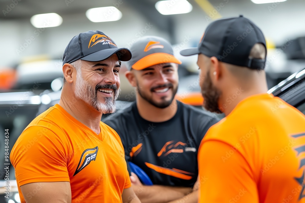 Franchise owner training new staff, with branded uniforms and consistent operational procedures being followed Franchise owner training new staff, with branded uniforms and consistent operational procedures being followed