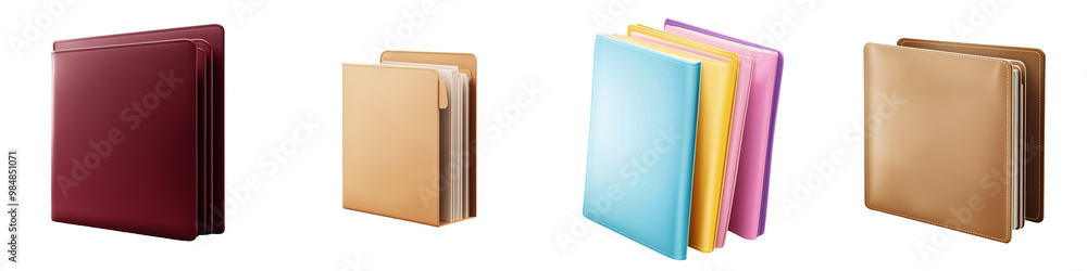 A collection of colorful folder files arranged neatly, showcasing various colors and styles against a black background. A collection of colorful folder files arranged neatly, showcasing various colors and styles against a black background.