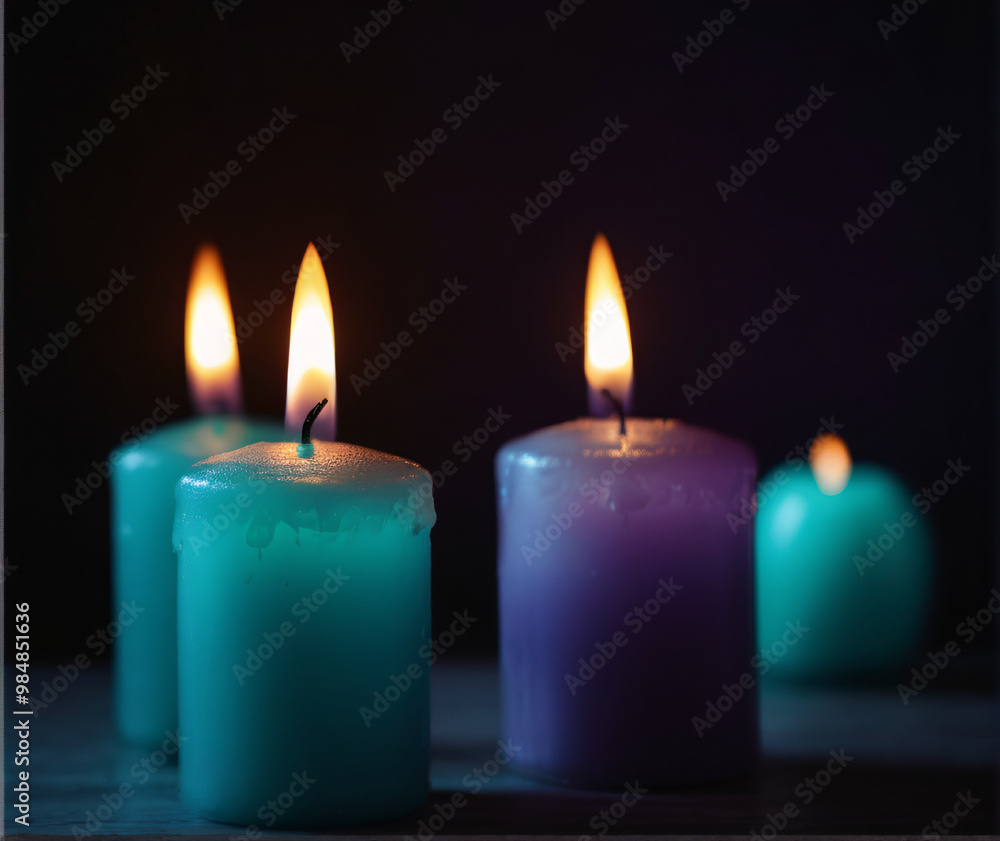 candles in the dark