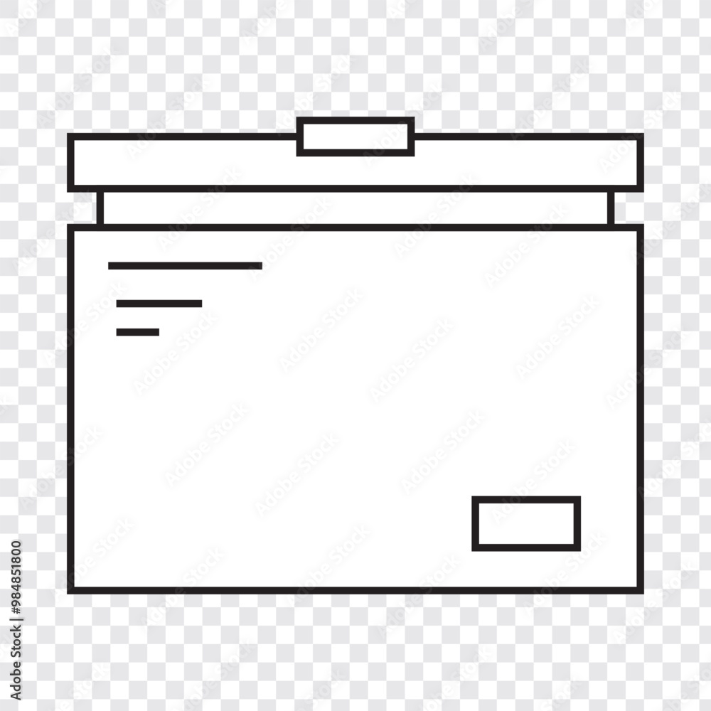 Fridge refrigerator icon in flat style. Freezer container vector illustration on transparent isolated background. Fridge business concept. EPS 10. Fridge refrigerator icon in flat style. Freezer container vector illustration on transparent isolated background. Fridge business concept. EPS 10.