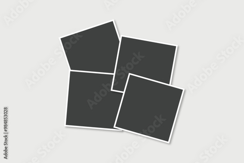 Blank photo frames Set