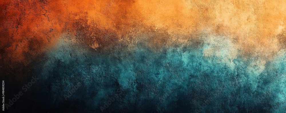 Vibrant abstract background featuring a blend of orange and teal hues, creating a dramatic and artistic atmosphere. Vibrant abstract background featuring a blend of orange and teal hues, creating a dramatic and artistic atmosphere.