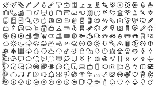 220 icons rounded border icon set large expanded icons