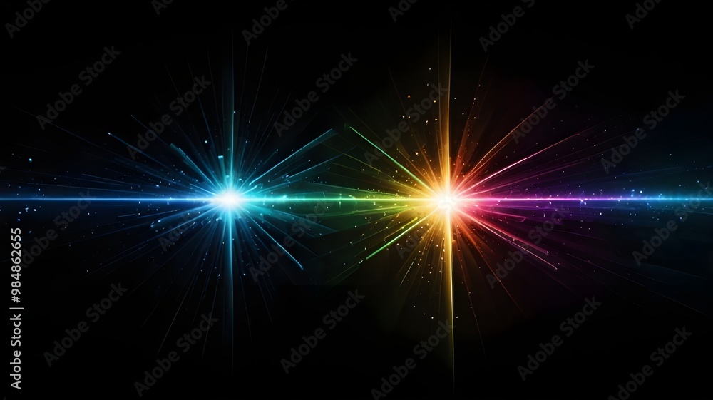 light effect abstract on black background light effect abstract on black background