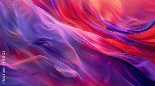 Abstract red and purple wave flow express the energetic signal. Seamless texture of vividness curve swirling convey sense of harmony and wonderful scene perfect for effect and graphic design. AIG51.