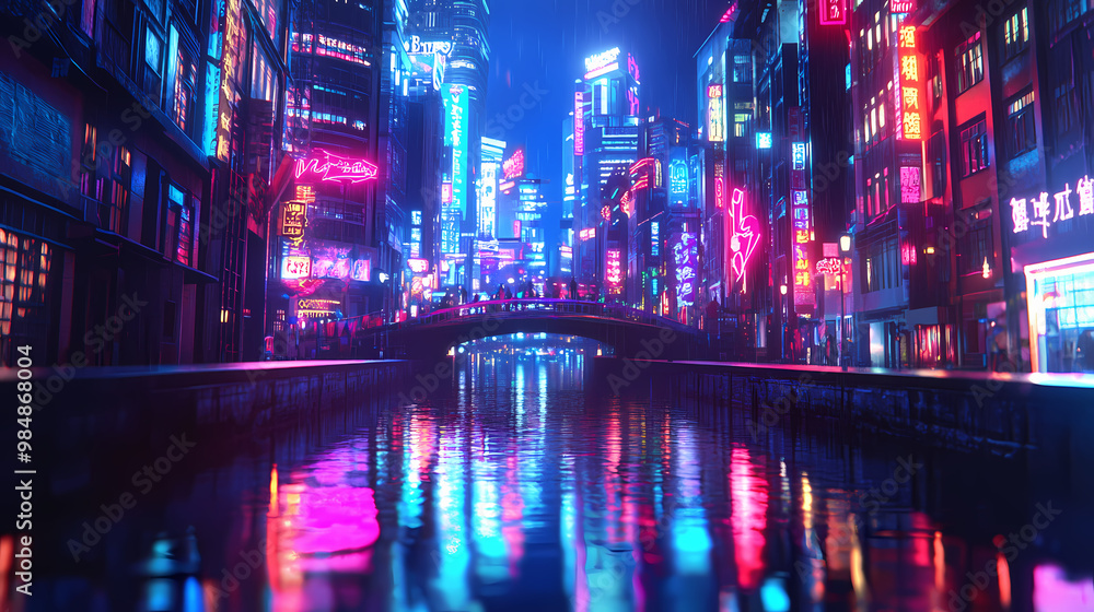 Obraz premium night view of the city hall