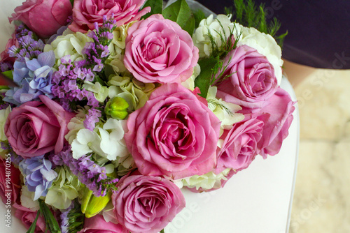 Pastel Colored Bouquet photo