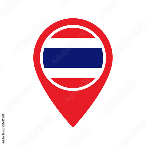 Free Download Thailand flag location icon - GFXLoad