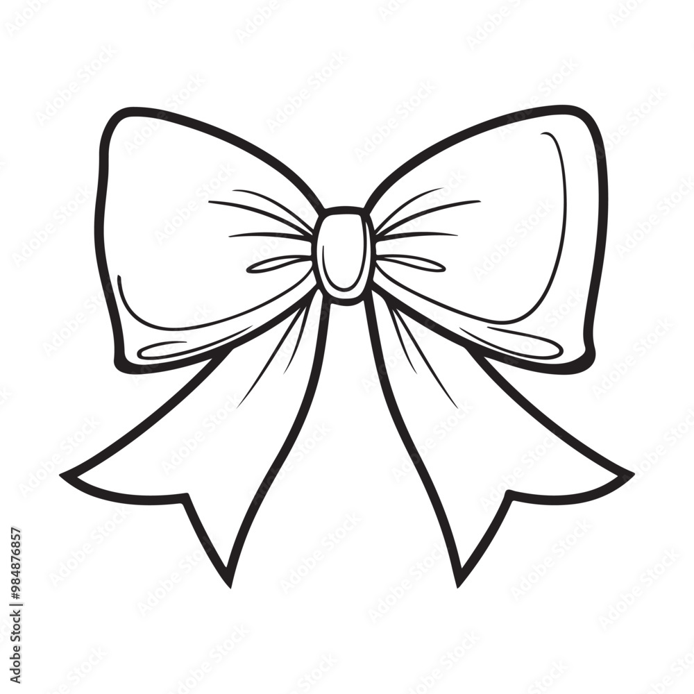 Bow line art logo icon design, vector illustration on white background, happy merry Christmas bow ribbon card vector illustration design, Bow cartoon line art design Bow line art logo icon design, vector illustration on white background, happy merry Christmas bow ribbon card vector illustration design, Bow cartoon line art design